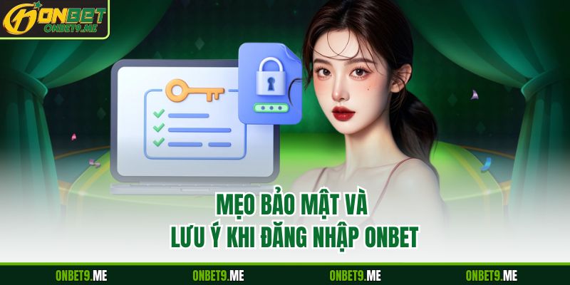 Mẹo bảo mật và lưu ý khi đăng nhập Onbet